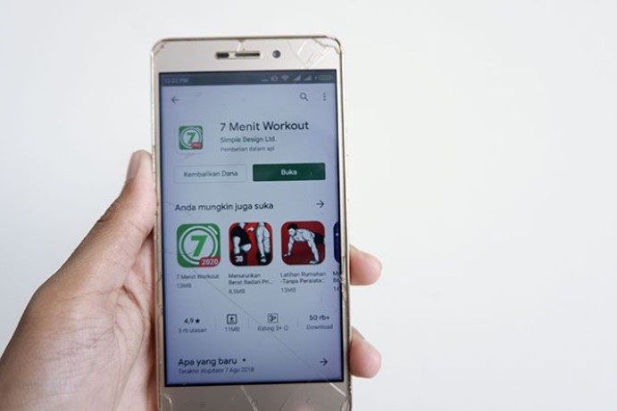 Aplikasi kesehatan dan kebugaran