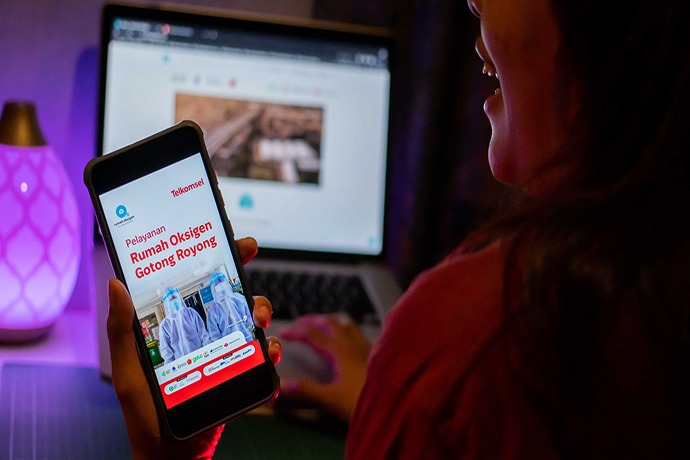 Telkomsel Rumah Oksigen Gotong Royong