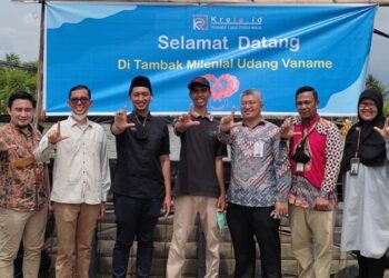 Usaha Tambak Milenial Udang Vaname