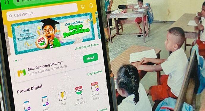 Bayar SPP di Mitra Tokopedia