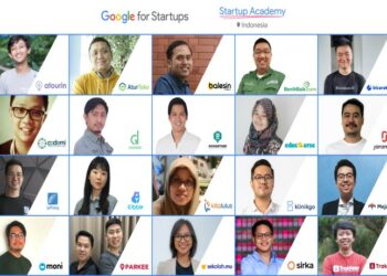 20 peserta GfS Startup Academy Indonesia