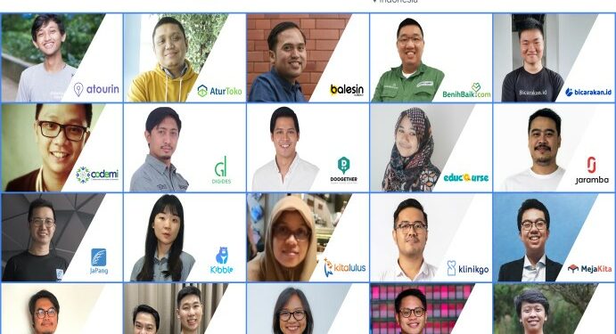 20 peserta GfS Startup Academy Indonesia
