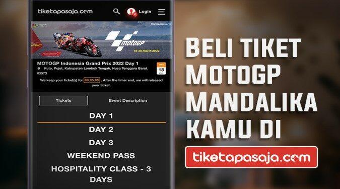 Tiket MotoGP 2022 Mandalika