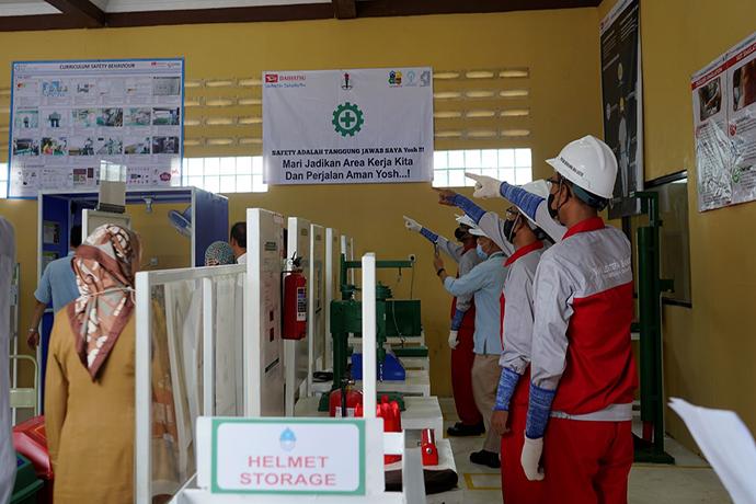 Dojo di SMK Lentera Bangsa Karawang