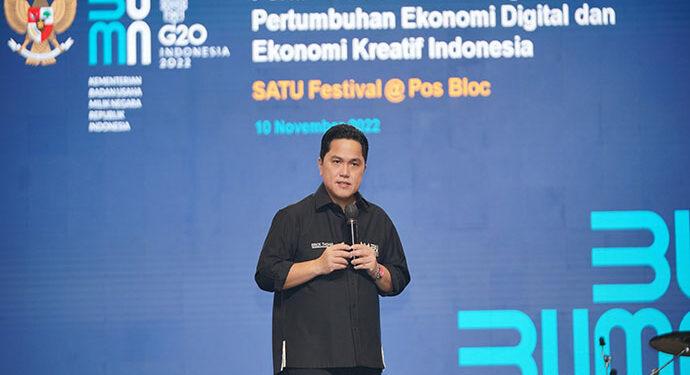 Menteri BUMN Erick Thohir