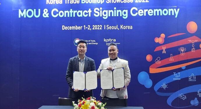 Aruvana di Korea Trade Boom Up Showcase 2022