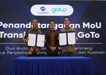 MoU Goto dan Transjakarta