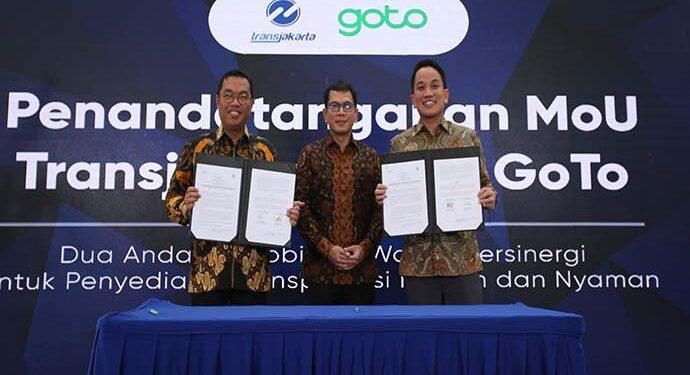 MoU Goto dan Transjakarta