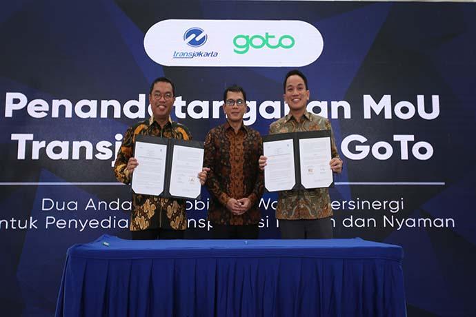 MoU Goto dan Transjakarta