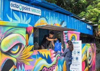 pemilahan sampah Octopus