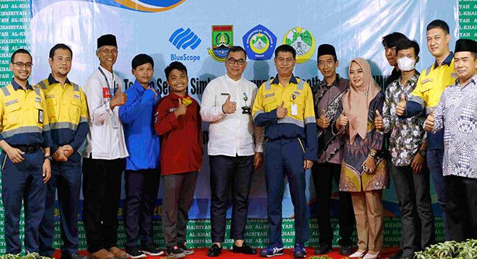 BlueScope Indonesia dan Universitas Al-Khairiyah Bangun Booth Bagi UMKM