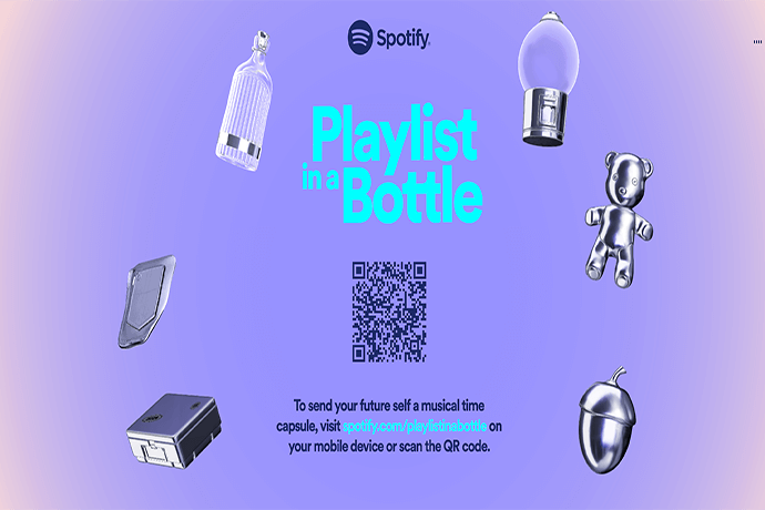 Spotify Playlist in a Bottle