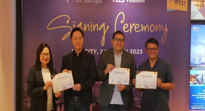 Signing Upper West dengan Microsoft dan LLV