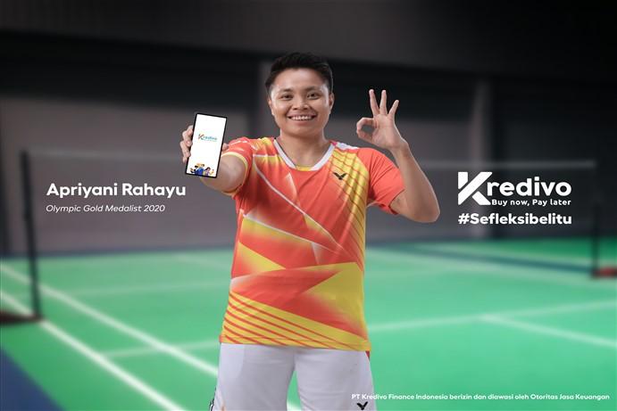 Apriyani Rahayu Brand Ambassador Kredivo