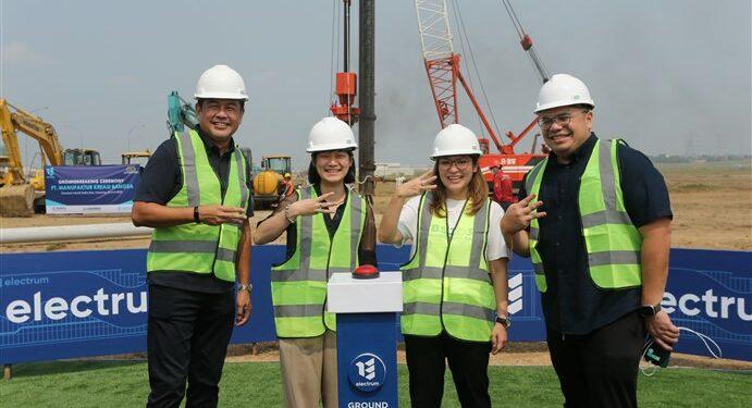 Groungbreaking pabrik Electrum