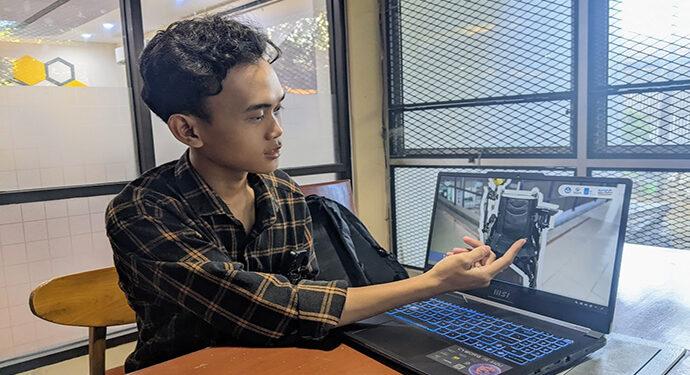 Tim Mahasiswa ITS Rancang Kursi Roda Yang Dikendalikan Gerakan Mata