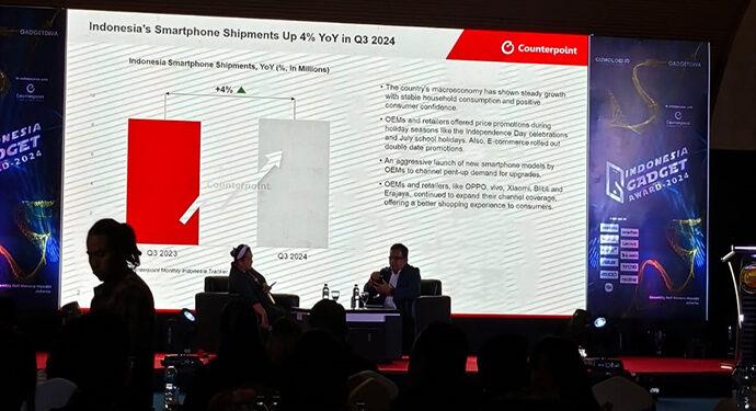 Pasar Smartphone di Indonesia Q3 2024 Tumbuh 4%, Dipengaruhi Sejumlah Faktor