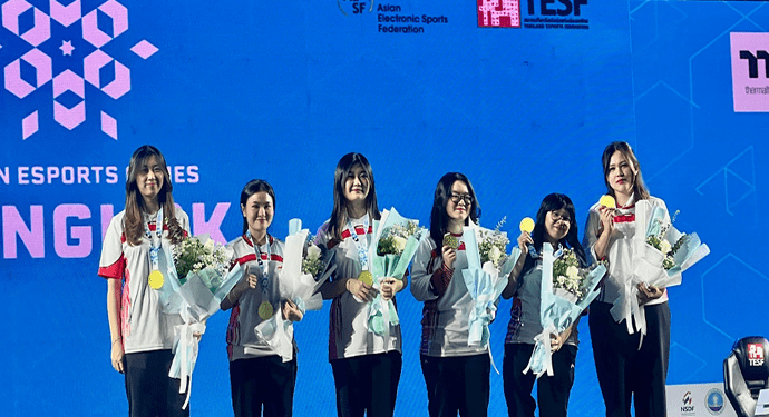 Timnas Esports Indonesia MLBB Women Jadi Juara Asian Esports Games 2024