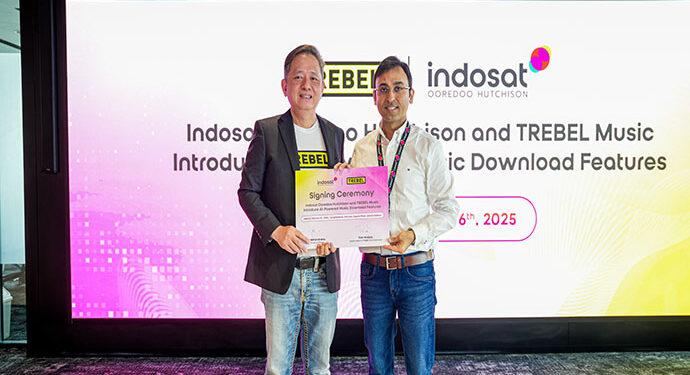 Indosat dan TREBEL Music Hadirkan Fitur Unduh Musik Berbasis AI