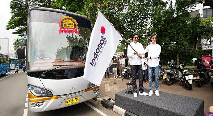 Indosat Perkuat Konektivitas Sepanjang Jalur Mudik