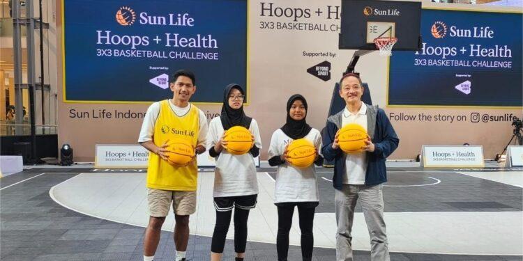 Dorong Anak Muda Bergaya Hidup Aktif Sun Life Indonesia Gelar Turnamen Basket 3X3