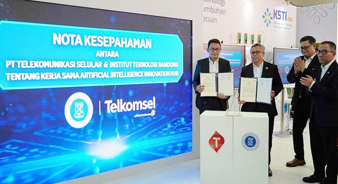 Kerjasama Telkomsel dan ITB Hadirkan AI Innovation Hub
