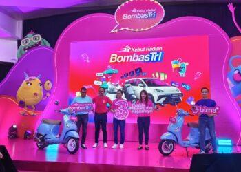 Dorong Peningkatan Pengguna Bima+ Tri Gelar Program Berhadiah Ganda