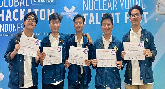 Kembangkan Navigasi Aman di Area Radiasi, Tim ITB Raih Juara 2 Global HackAtom Indonesia 2025