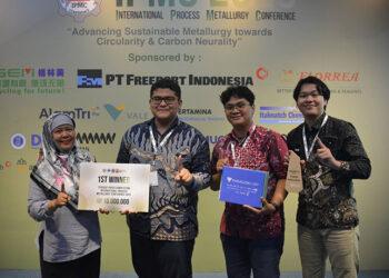 Berkat Inovasi Reduksi Nikel Berbasis Hidrogen, Tim Mahasiswa Metalurgi ITB Juara 1 IPMC 2025