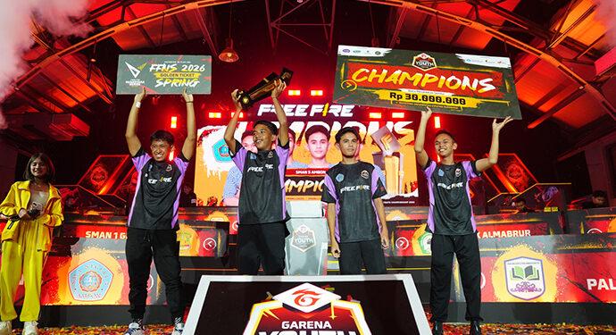 Usai Perjuangan Panjang, SMAN 5 Ambon Raih Juara Utama GYC 2025 Free Fire