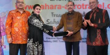 Kerjasama SAHARA dan Garuda Indonesia Ciptakan Jutaan Wirausahawan