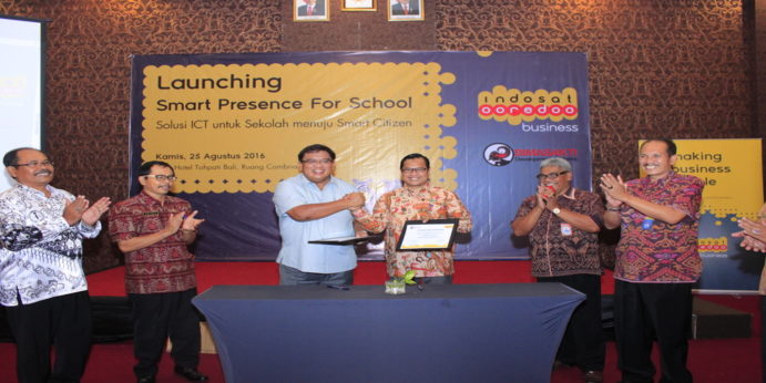 Tingkatkan Kualitas Pendidikan di Bali, Indosat Ooredoo dan Bima Sakti Jalin Kerjasama