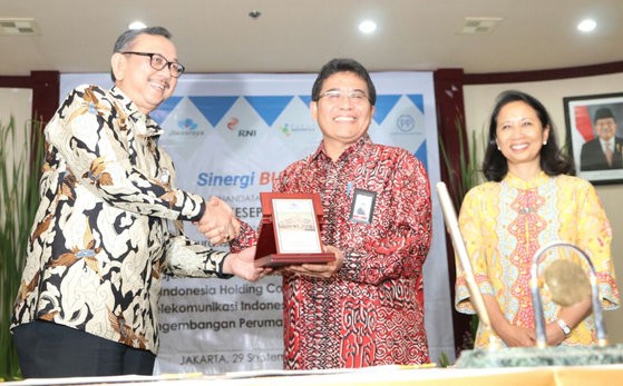 Kembali Wujudkan Sinergi BUMN, Telkom Jalin Kerjasama dengan Jiwasraya