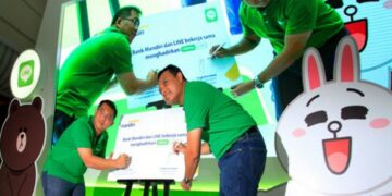 Aplikasi LINE Kini Layani Transaksi Perbankan