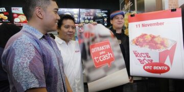 Telkomsel Gandeng KFC Kembangkan Pembayaran Non Tunai