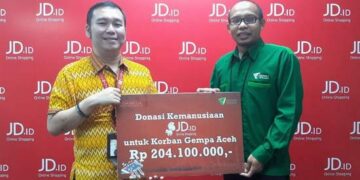 JD.ID Salurkan Bantuan Untuk Korban Gempa Aceh