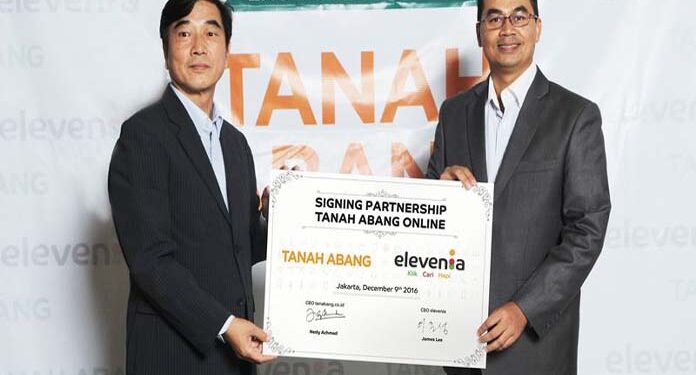 Elevenia Gandeng Ratusan Pedagang Tanah Abang