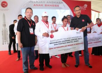 Jelang Peluncuran Satelit Telkom 3S, Telkom Undang Siswa Wilayah 3T Ikuti Jelajah Angkasa