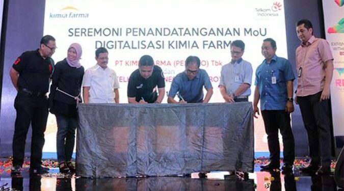 Telkom Dukung Kimia Farma Jadi Perusahaan Berbasis Digital