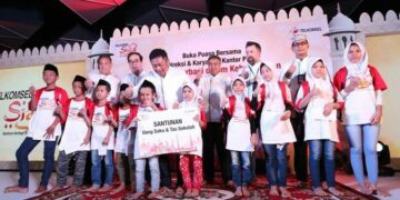 Telkomsel Gelar Buka Bersama 10 Ribu Anak Yatim