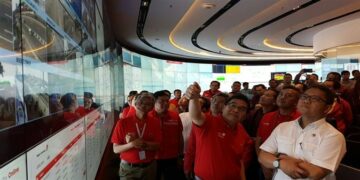 Berita Foto: Menkominfo Periksa Kesiapan Jaringan dan Layanan TelkomGroup