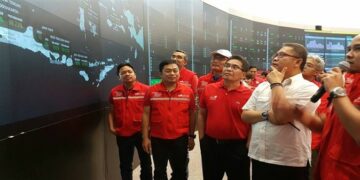 Berita Foto: Menkominfo Periksa Kesiapan Jaringan dan Layanan TelkomGroup