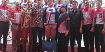 JNE Gandeng Komunitas Sepeda Distribusikan Paket