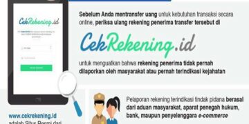 Cek dan Laporkan Rekening Penipuan di Situs Cekrekening.id