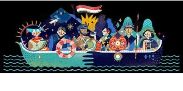 Google Doodle 17 Agustus Karya Anak Bandung