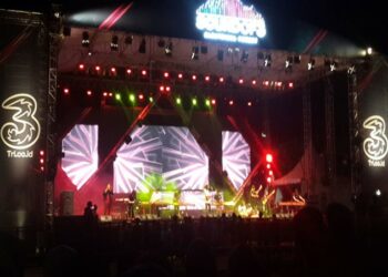 Tri Usung Konser Musik Hutan Elektrik di Jakarta
