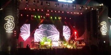 Tri Usung Konser Musik Hutan Elektrik di Jakarta