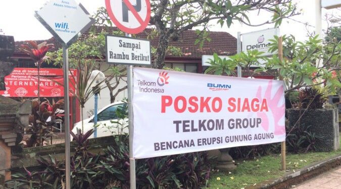 TelkomGroup Siapkan Layanan Komunikasi Antisipasi Letusan Gunung Agung