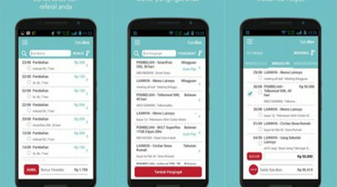 Satubon, Pengingat Tagihan Digital