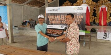 Traveloka, Salurkan Bantuan Bencana Bagi 7 Desa Di Bali